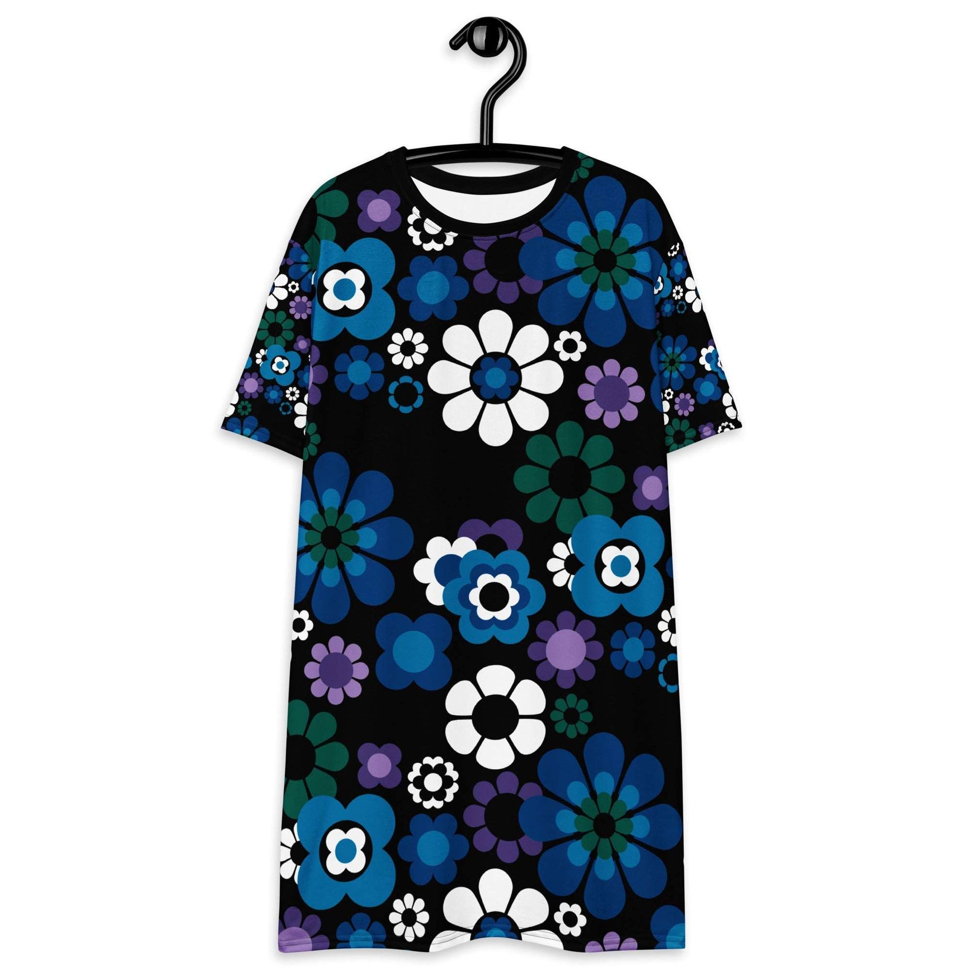 T-Shirt Dress - FLOW-POW blue