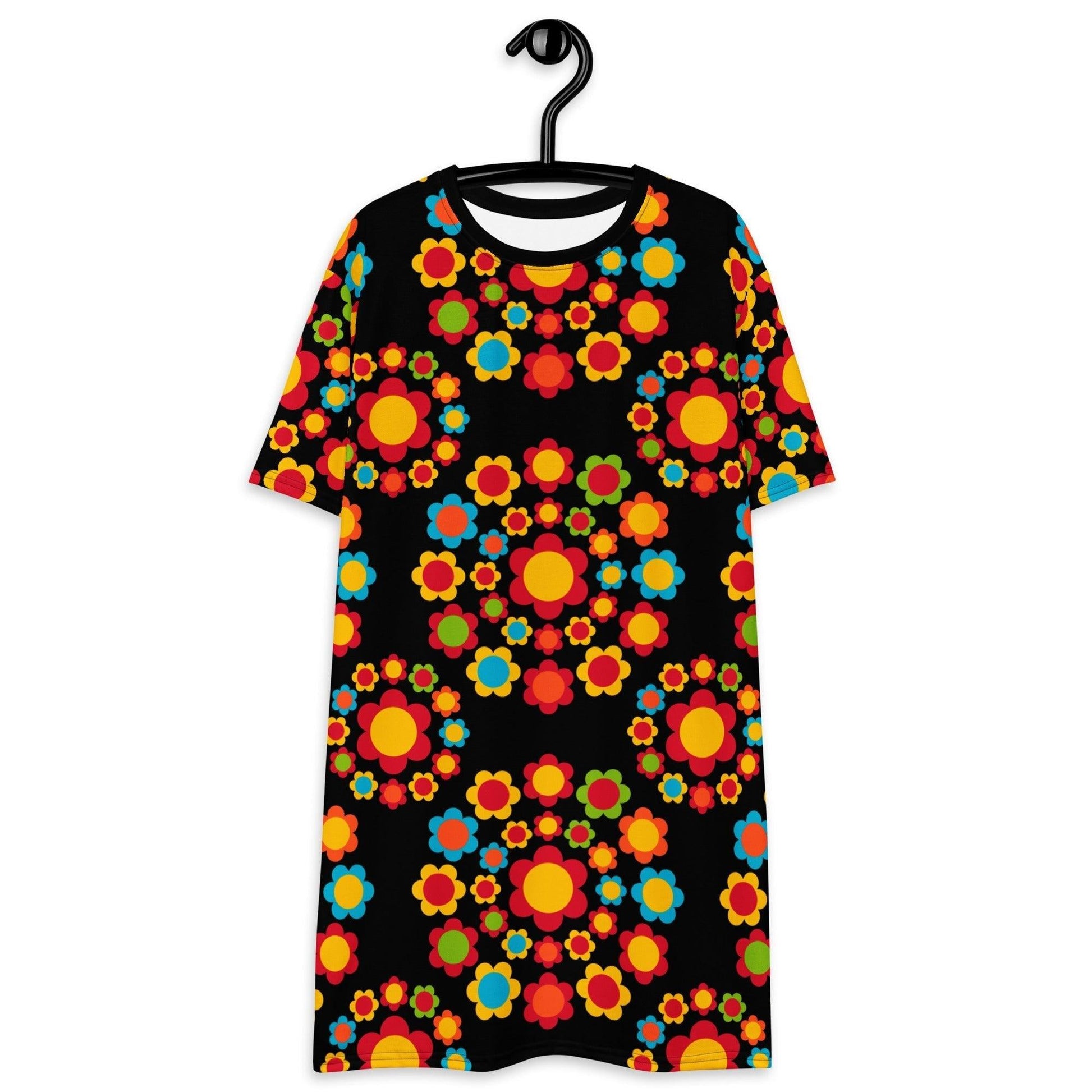 FLOWERSHOP color - T-Shirt Dress - SHALMIAK