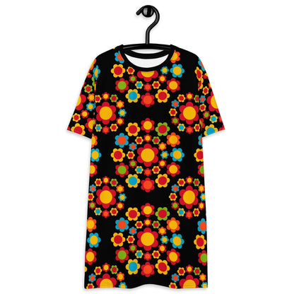FLOWERSHOP color - T-Shirt Dress - SHALMIAK