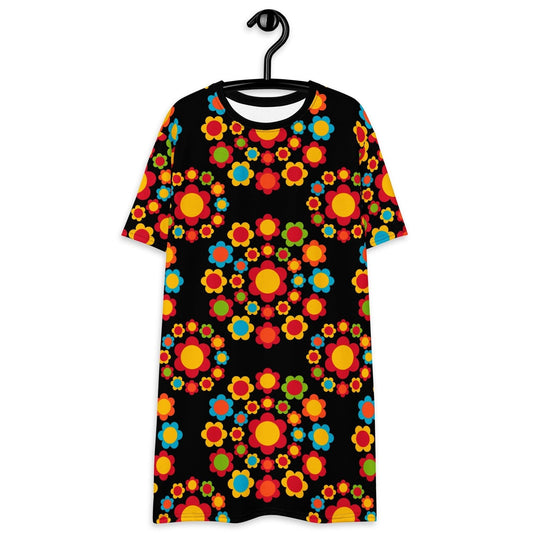 FLOWERSHOP color - T-Shirt Dress - SHALMIAK