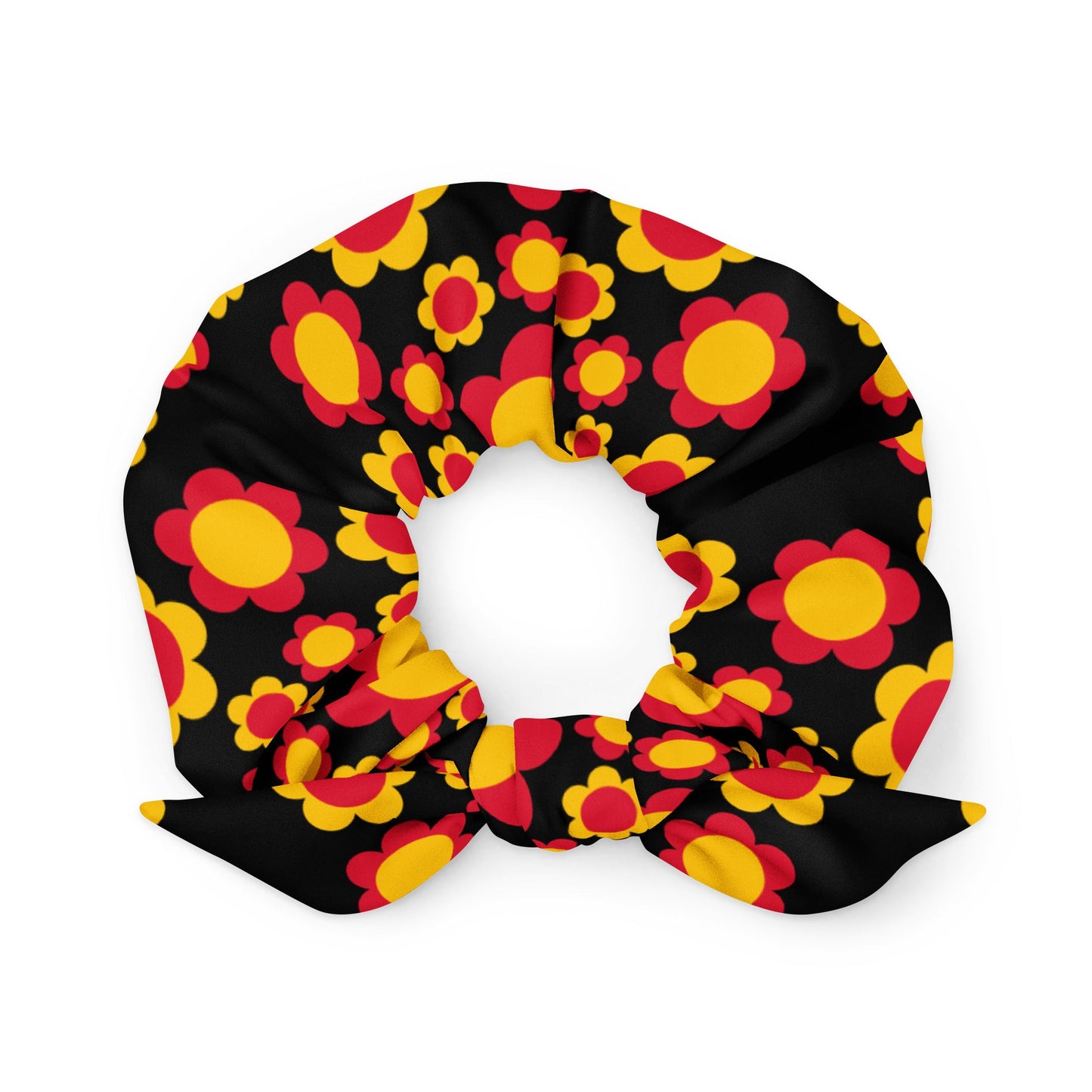 FLOWERSHOP red yellow - Scrunchie - SHALMIAK