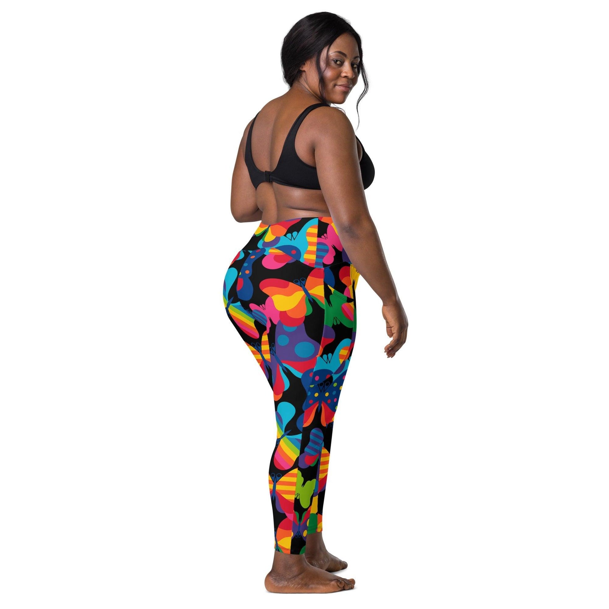 FLYRAVE black - Leggings With Pockets - SHALMIAK