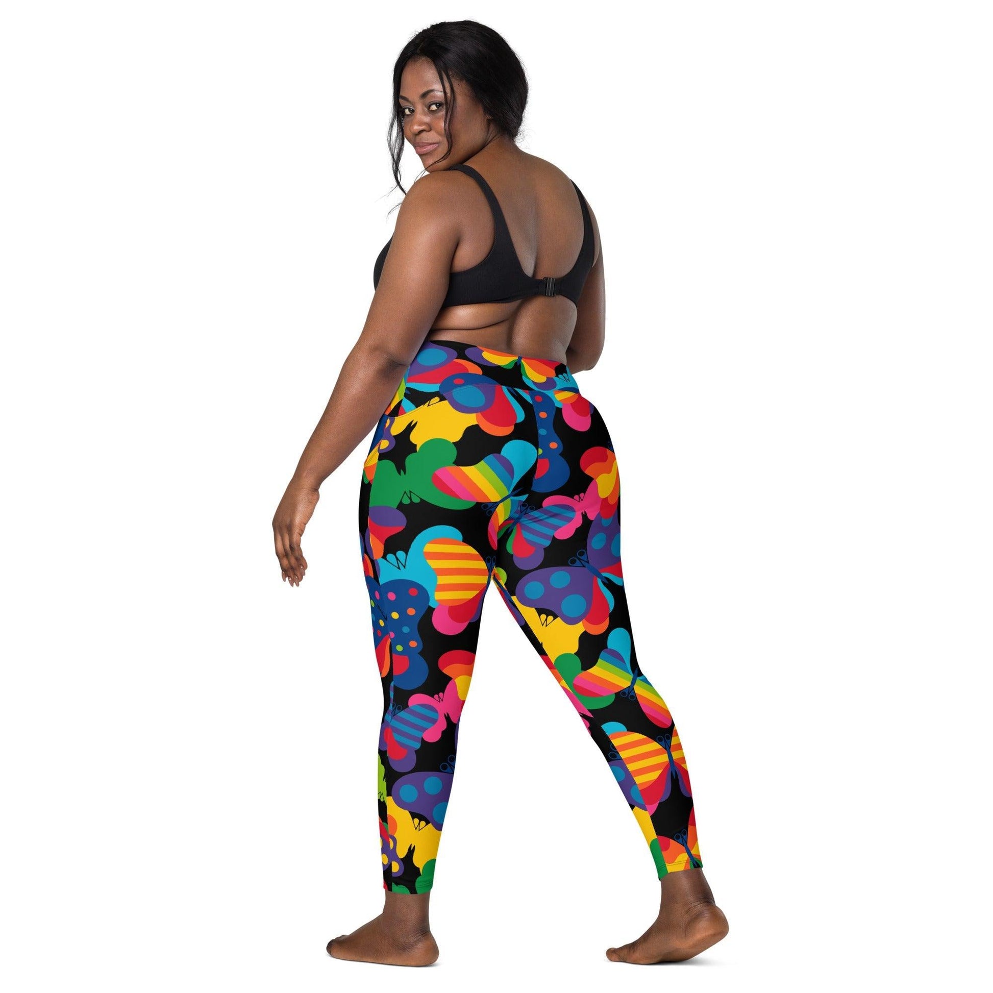 FLYRAVE black - Leggings With Pockets - SHALMIAK