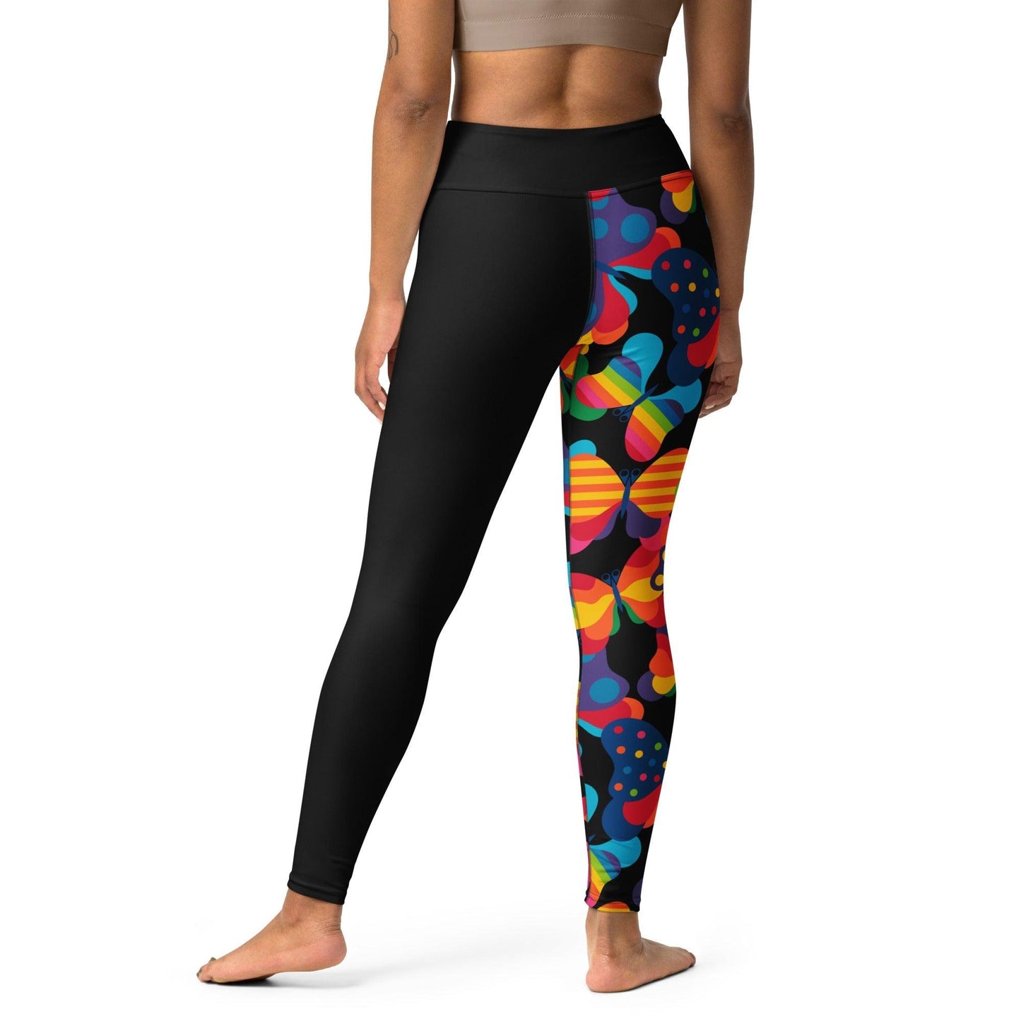 FLYRAVE black - Yoga Leggings - SHALMIAK