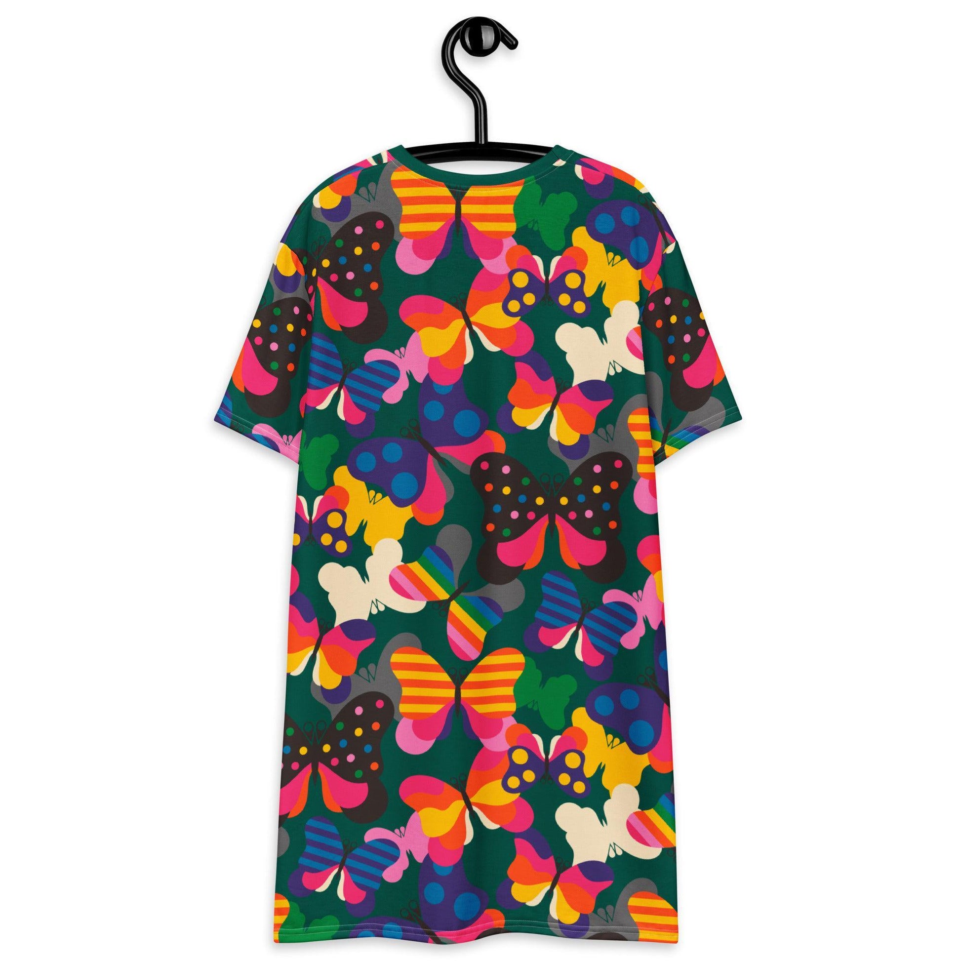 FLYRAVE green - T-Shirt Dress - SHALMIAK