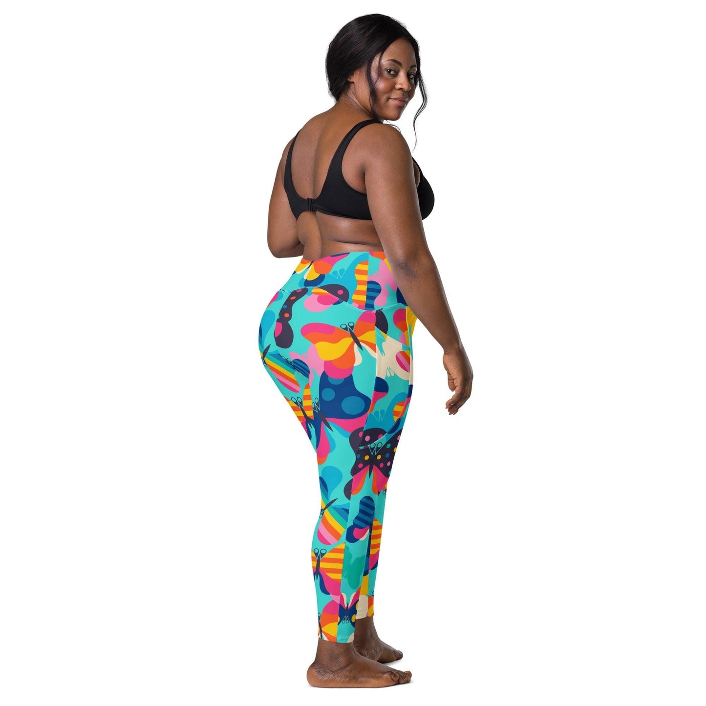 FLYRAVE turquoise - Leggings With Pockets - SHALMIAK