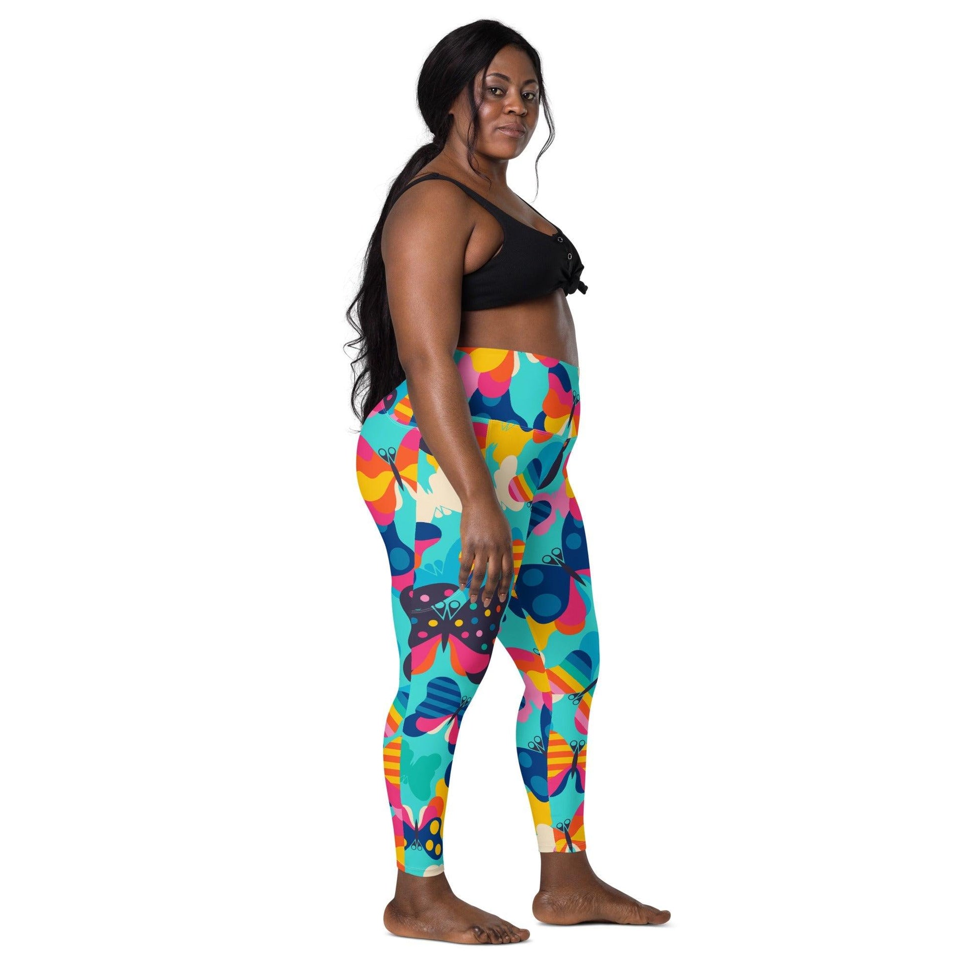 FLYRAVE turquoise - Leggings With Pockets - SHALMIAK