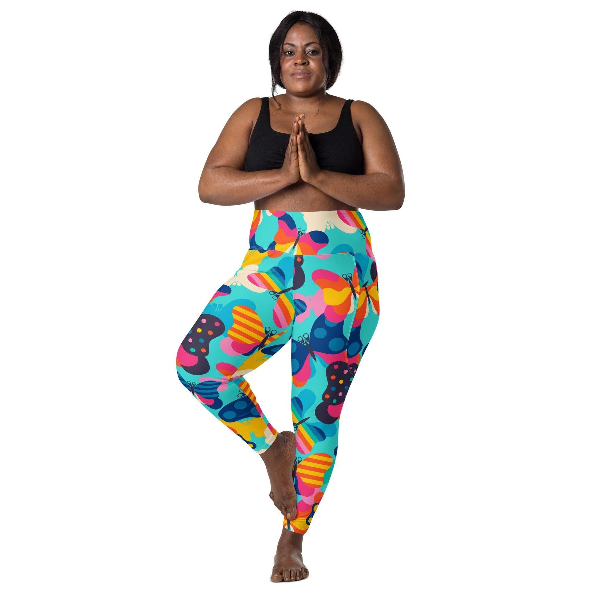 FLYRAVE turquoise - Leggings With Pockets - SHALMIAK