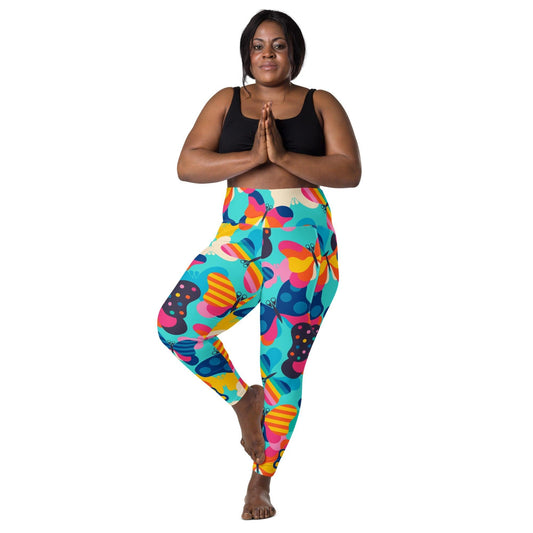 FLYRAVE turquoise - Leggings With Pockets - SHALMIAK