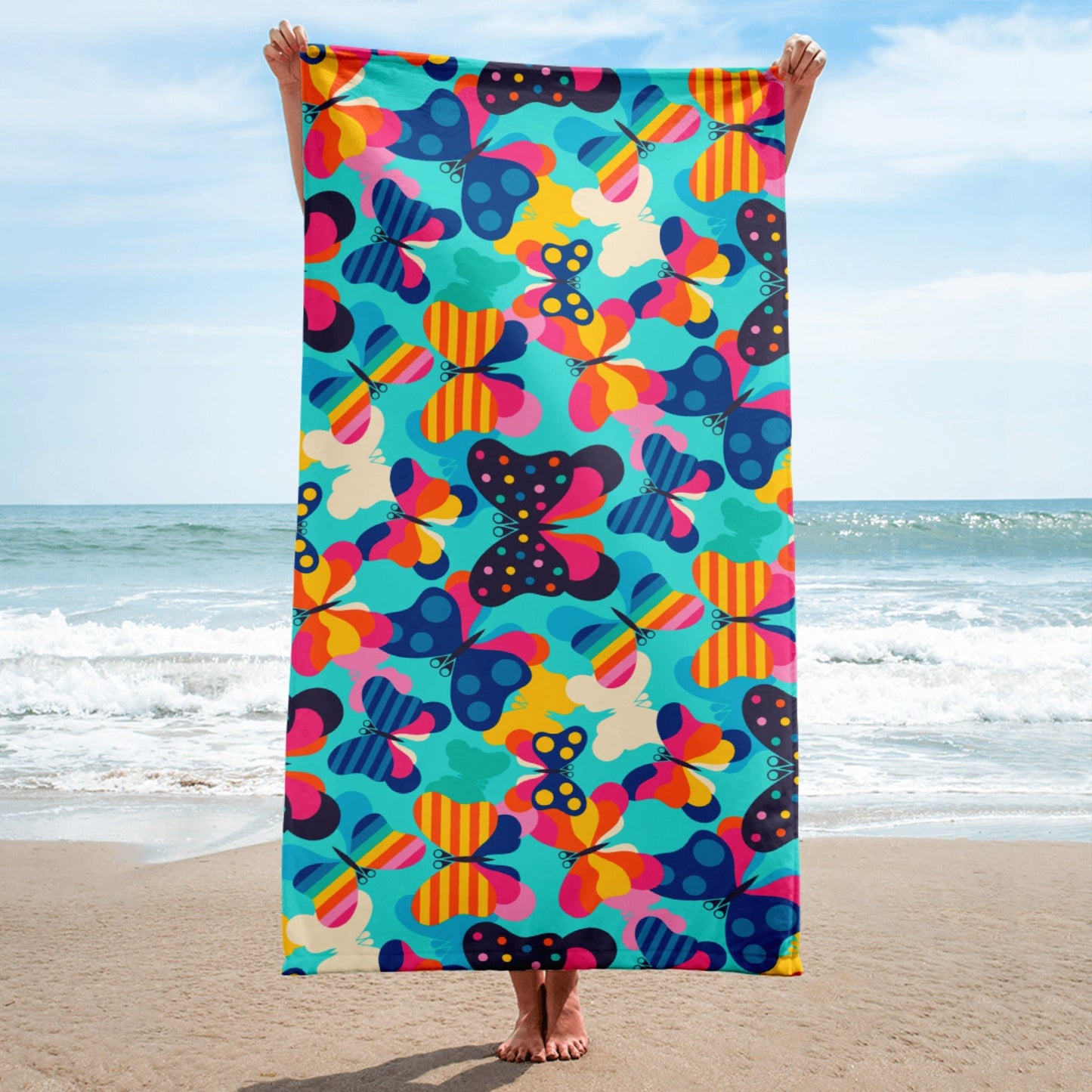 FLYRAVE turquoise - Towel - SHALMIAK