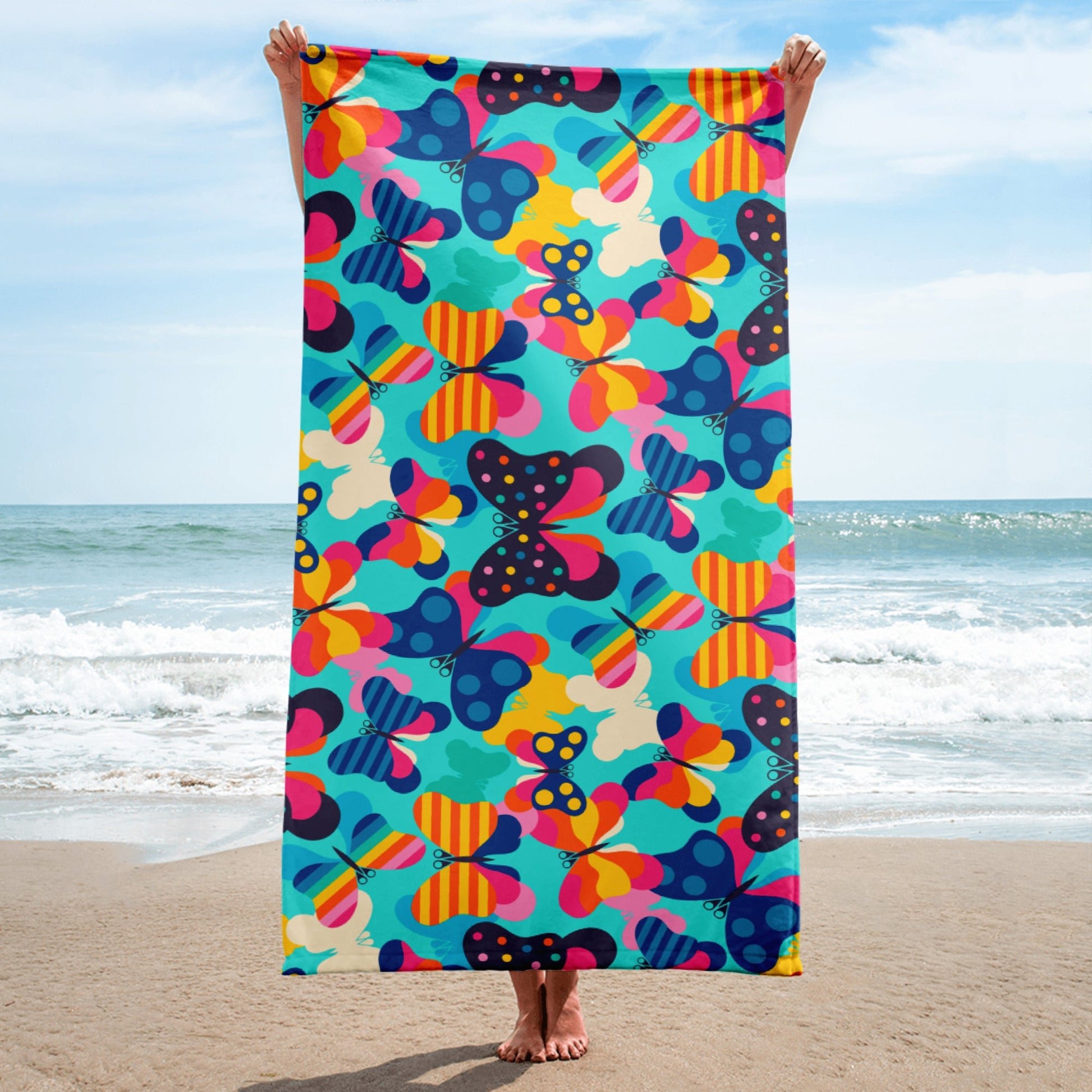 FLYRAVE turquoise - Towel - SHALMIAK
