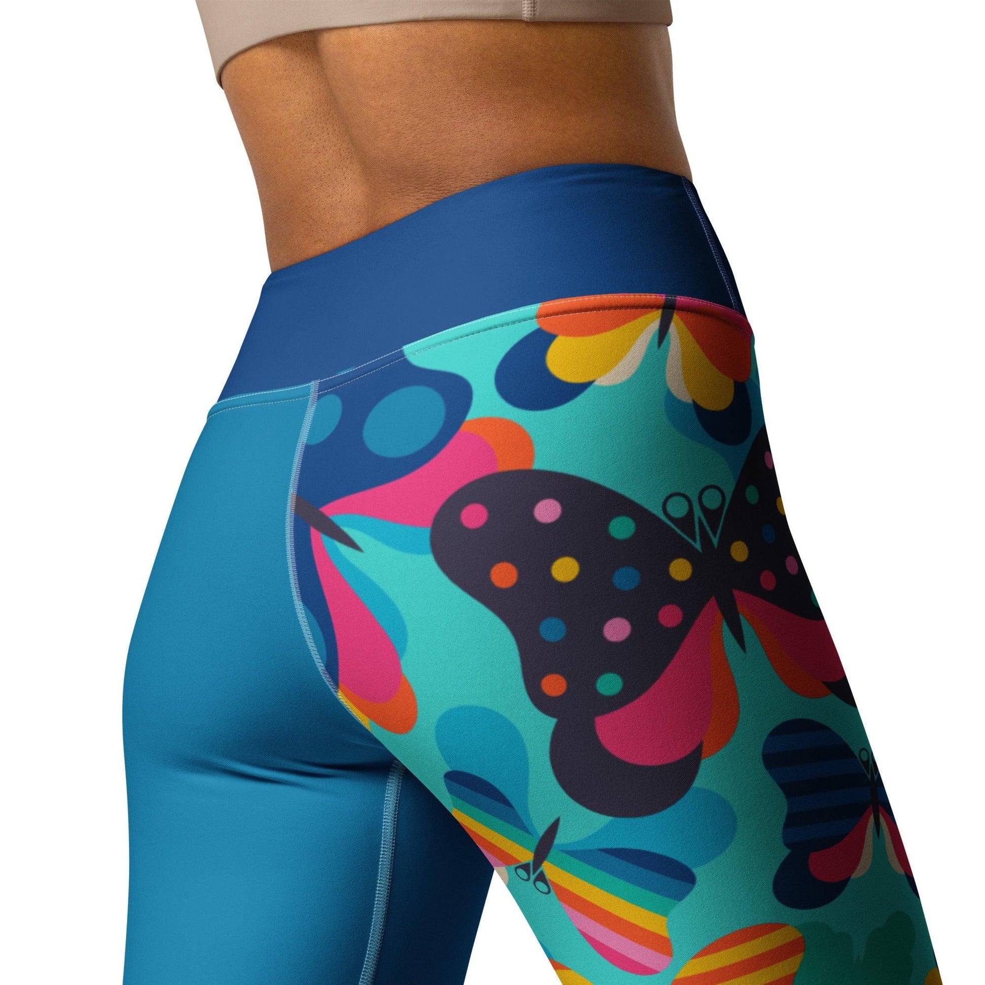 FLYRAVE turquoise - Yoga Leggings - SHALMIAK