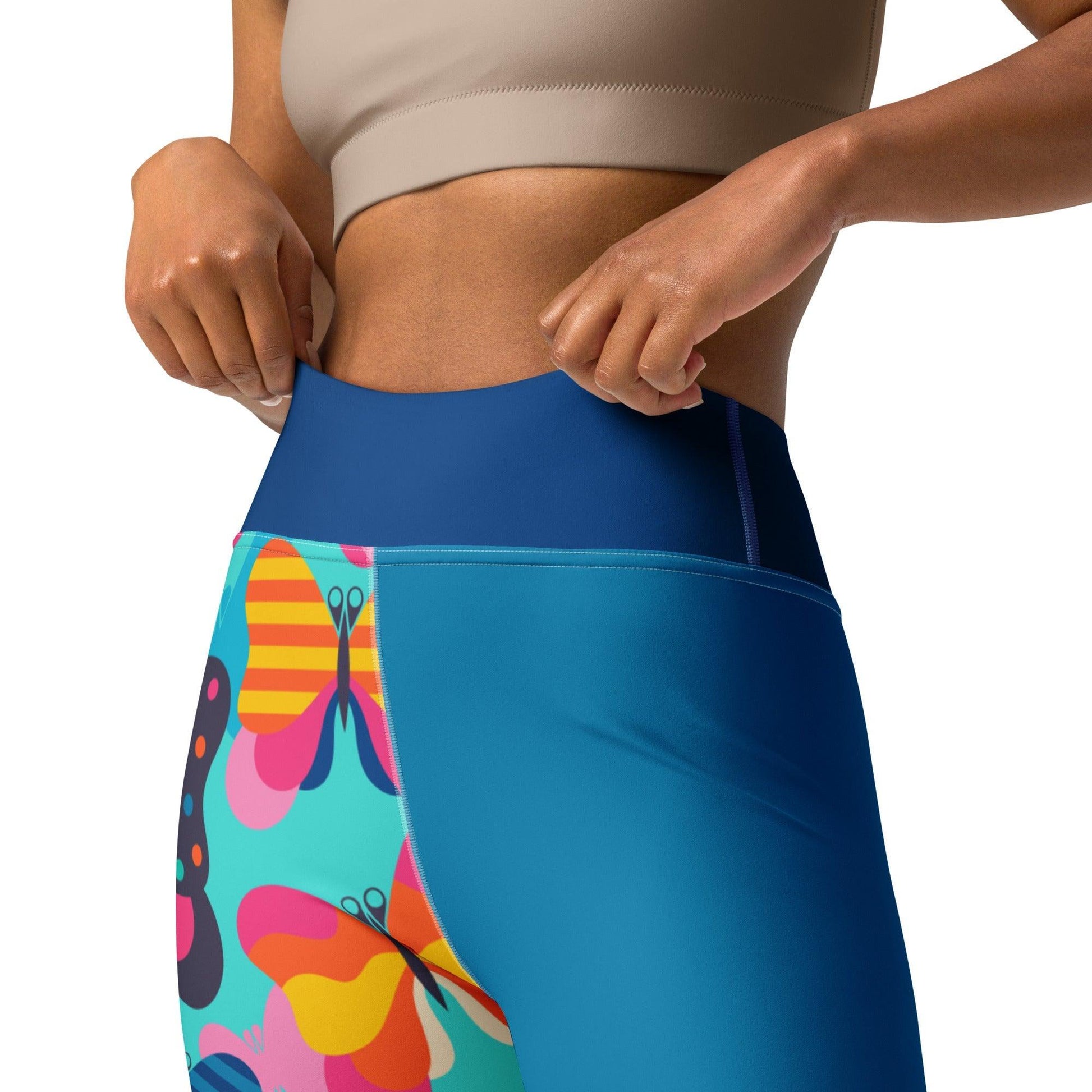 FLYRAVE turquoise - Yoga Leggings - SHALMIAK