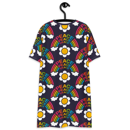 FOREVER PEACE - T-Shirt Dress - SHALMIAK