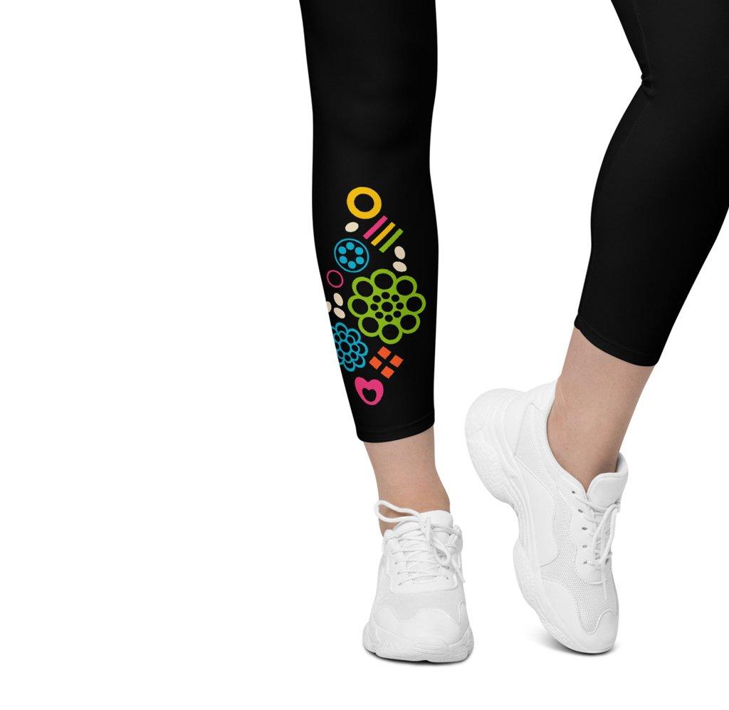 FOREVER SWEET in black - Leggings With Pockets - SHALMIAK