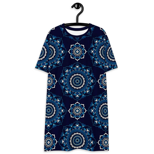 FOREVERMORE blue - T-Shirt Dress - SHALMIAK