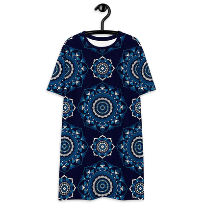 FOREVERMORE blue - T-Shirt Dress - SHALMIAK