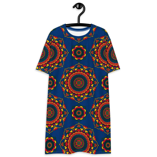FOREVERMORE folk - T-Shirt Dress - SHALMIAK