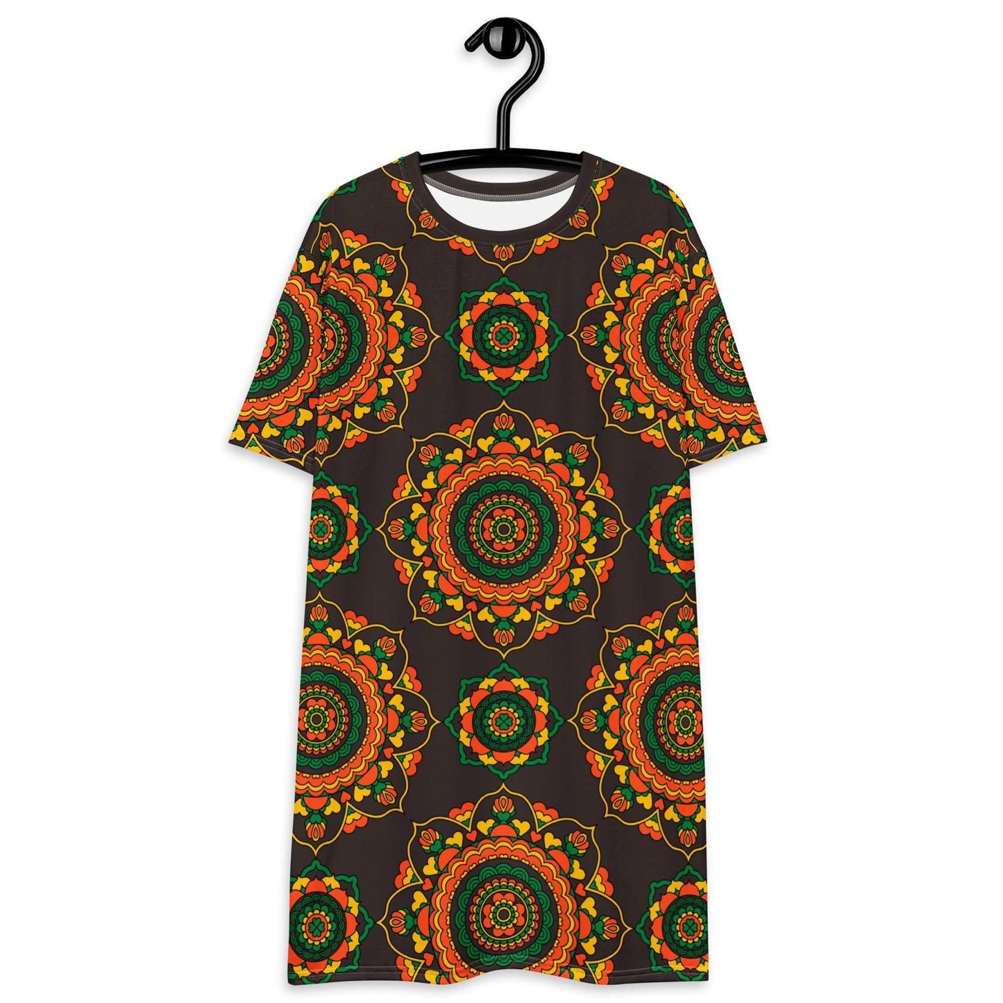 T-Shirt Dress - FOREVERMORE green brown