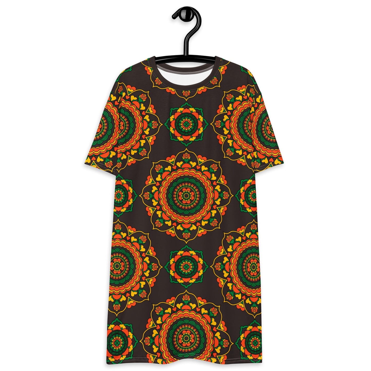 FOREVERMORE green brown - T-Shirt Dress - SHALMIAK