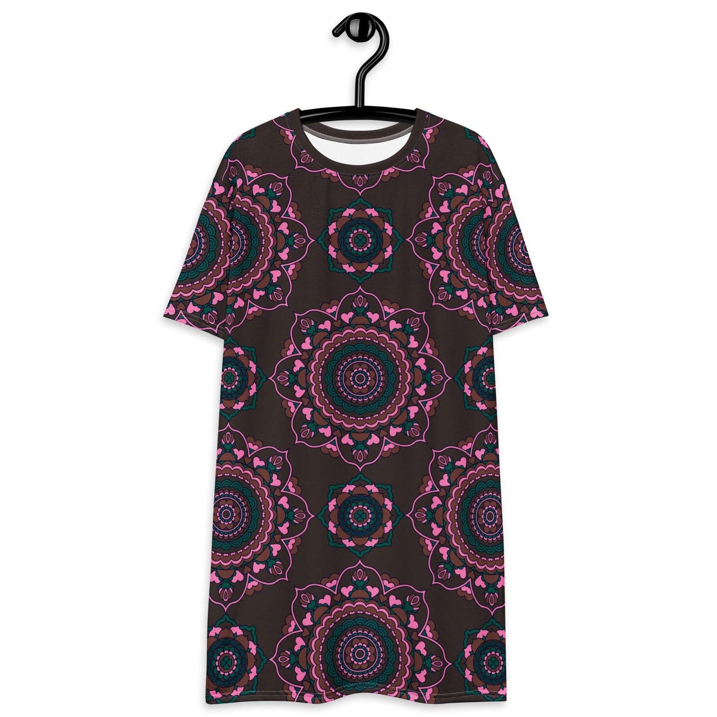 T-Shirt Dress - FOREVERMORE pink brown