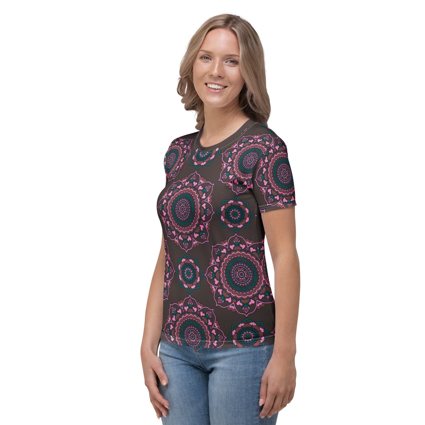 FOREVERMORE pink brown - Woman's T-Shirt - SHALMIAK