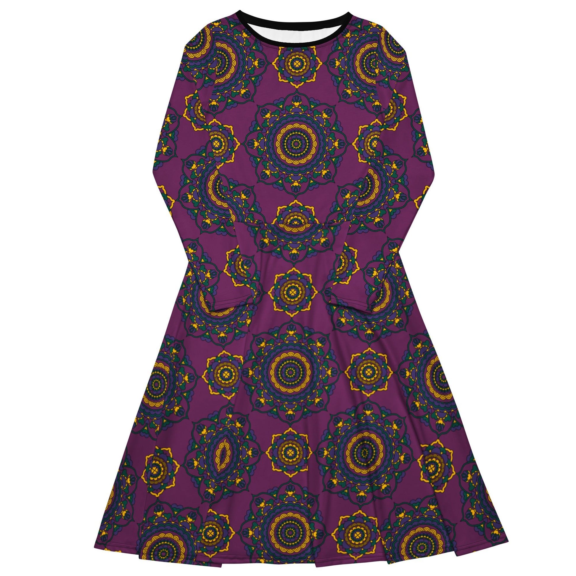 FOREVERMORE plum - Midi Dress With Pockets - SHALMIAK