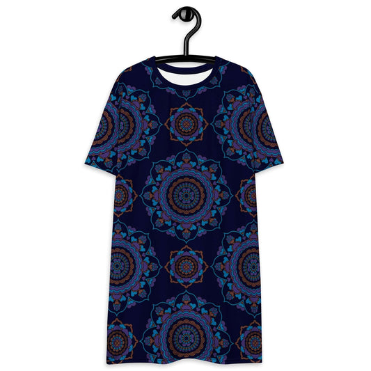FOREVERMORE purple - T-Shirt Dress - SHALMIAK