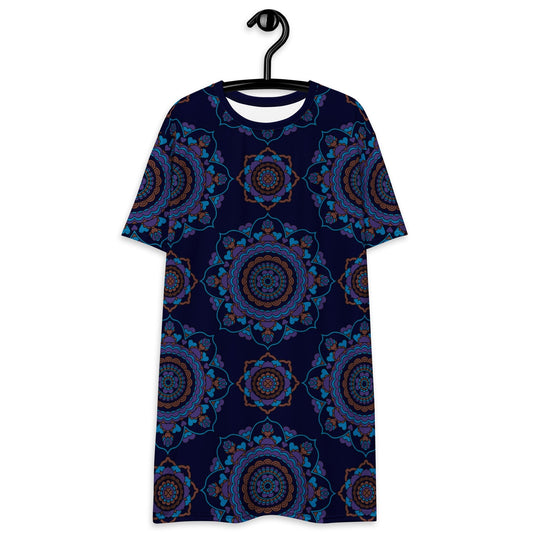 FOREVERMORE purple - T-Shirt Dress - SHALMIAK
