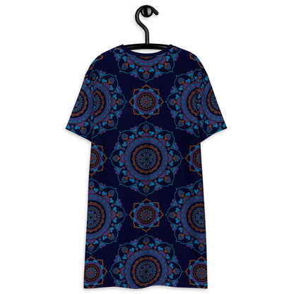 FOREVERMORE purple - T-Shirt Dress - SHALMIAK
