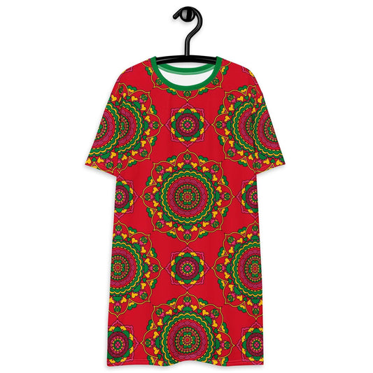 FOREVERMORE red - T-Shirt Dress - SHALMIAK