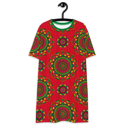 FOREVERMORE red - T-Shirt Dress - SHALMIAK