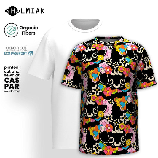 FUNKYPUP black - Organic Cotton T-Shirt - SHALMIAK