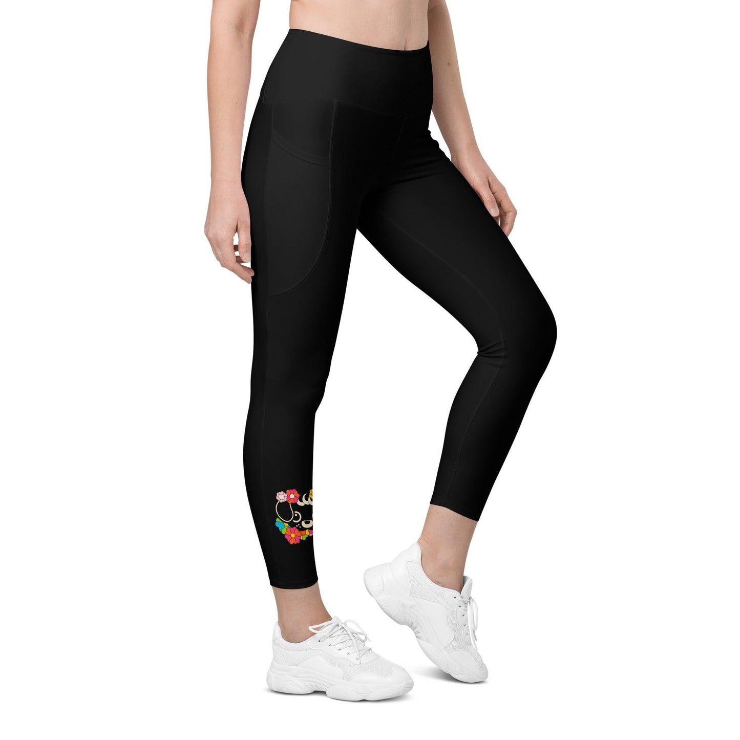 FUNKYPUP in black - Leggings With Pockets - SHALMIAK