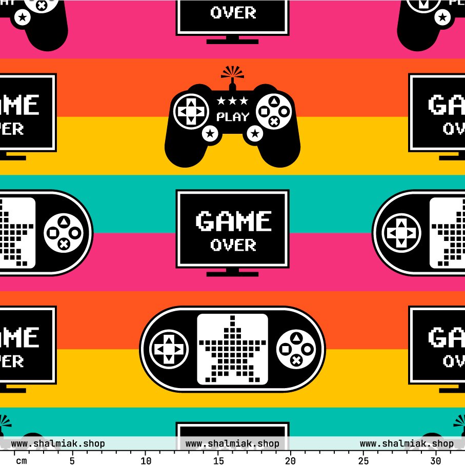 GAME OVER with pink