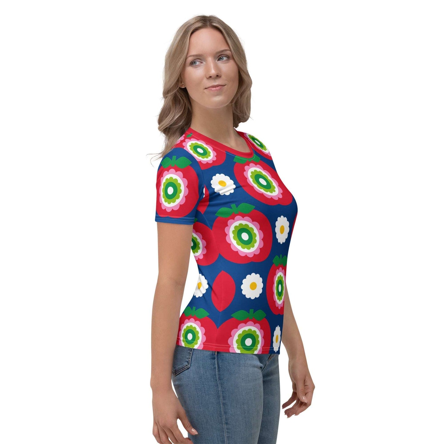 Woman's T-Shirt - GRAND APPLE blue