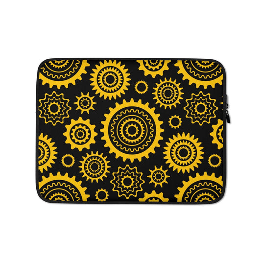 GREAT GEAR yellow black - Laptop Sleeve - SHALMIAK