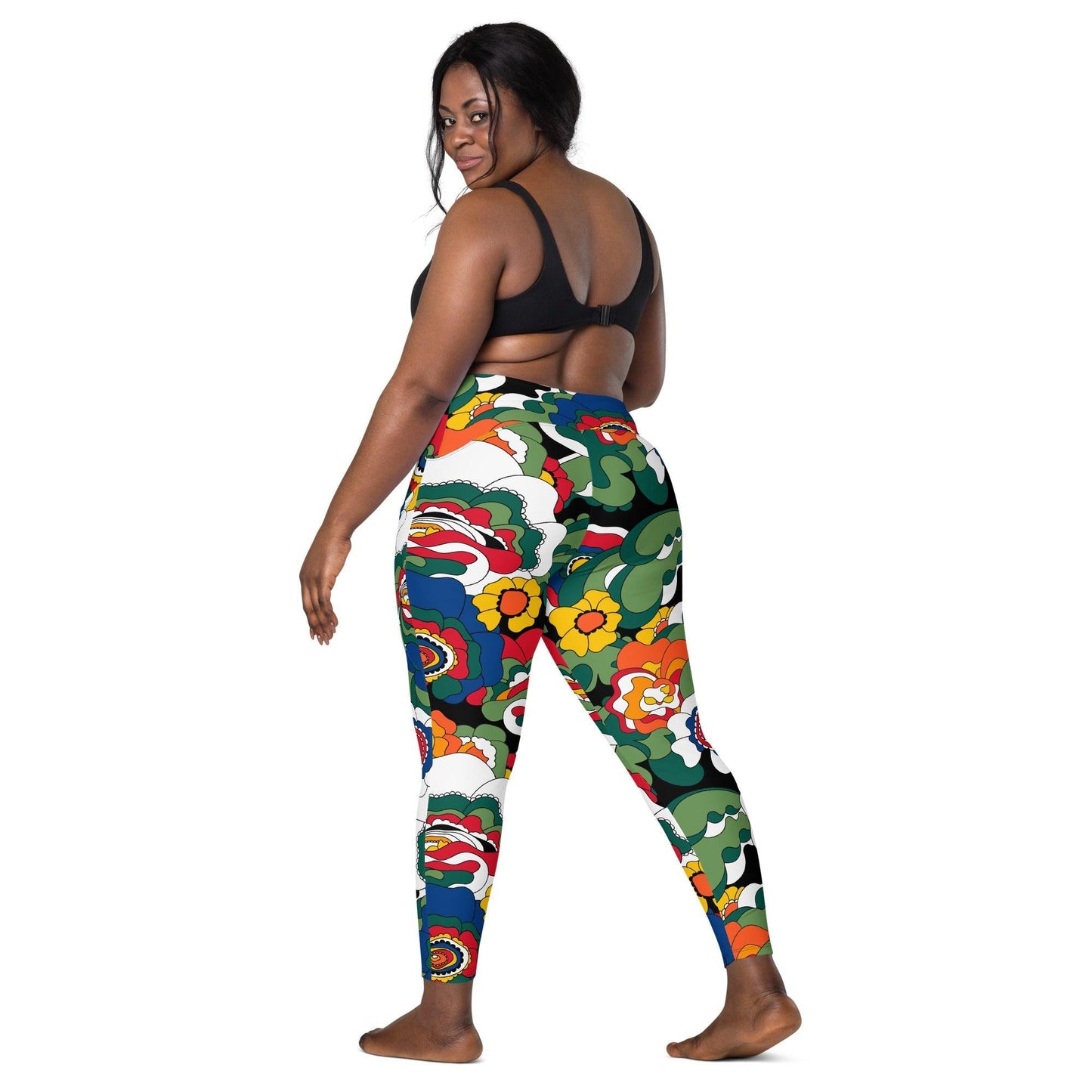 GROOVY KURBITS black - Leggings With Pockets - SHALMIAK