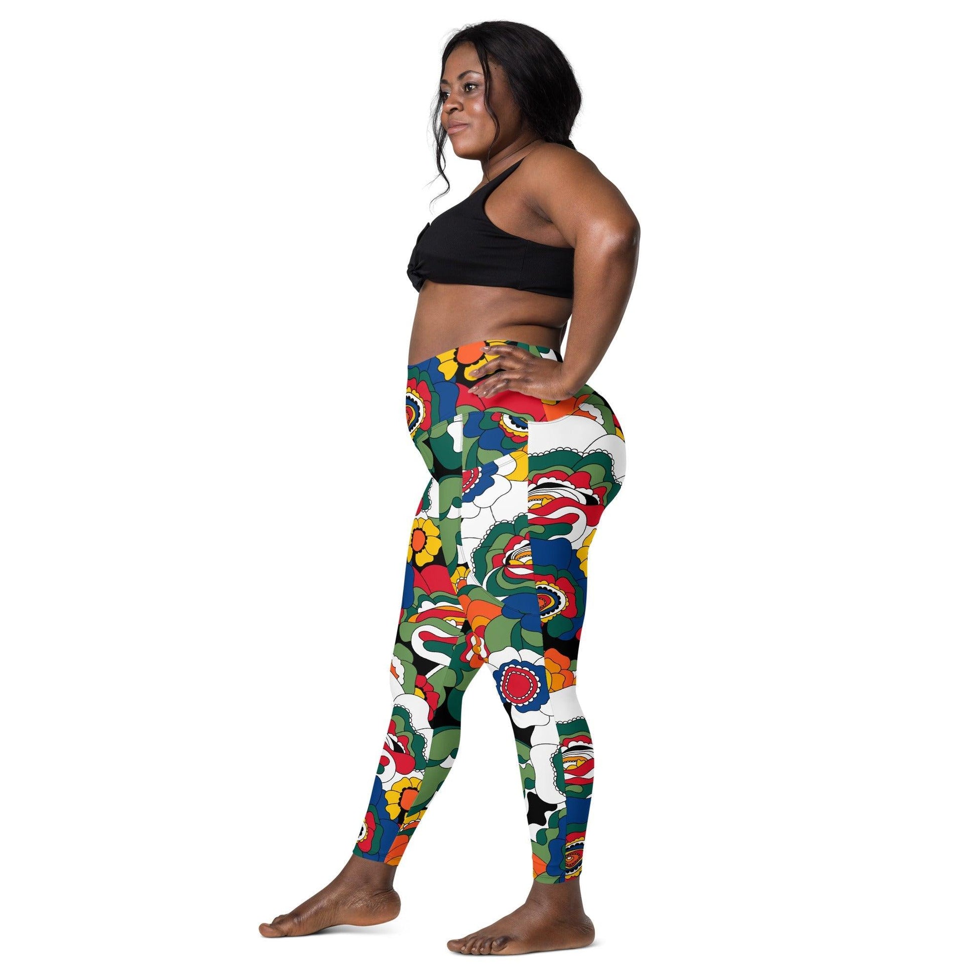 GROOVY KURBITS black - Leggings With Pockets - SHALMIAK