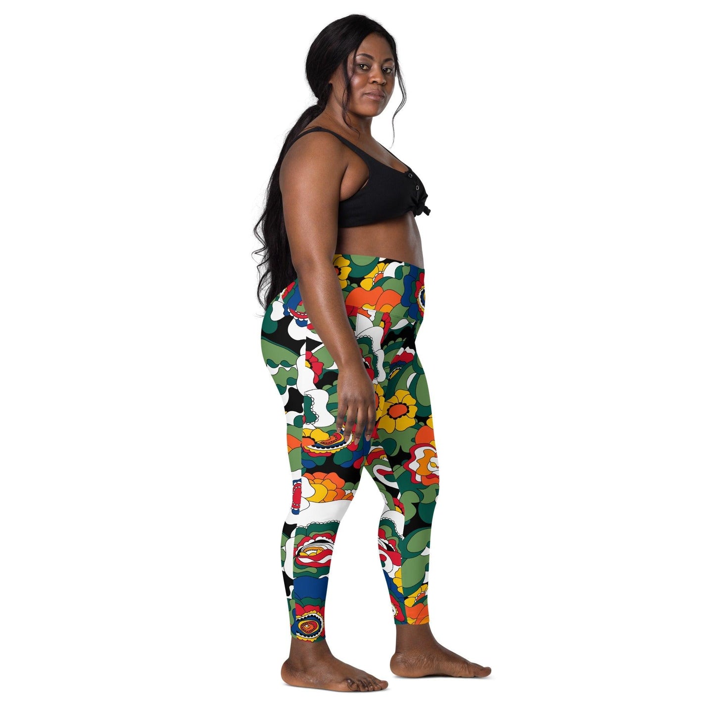 GROOVY KURBITS black - Leggings With Pockets - SHALMIAK