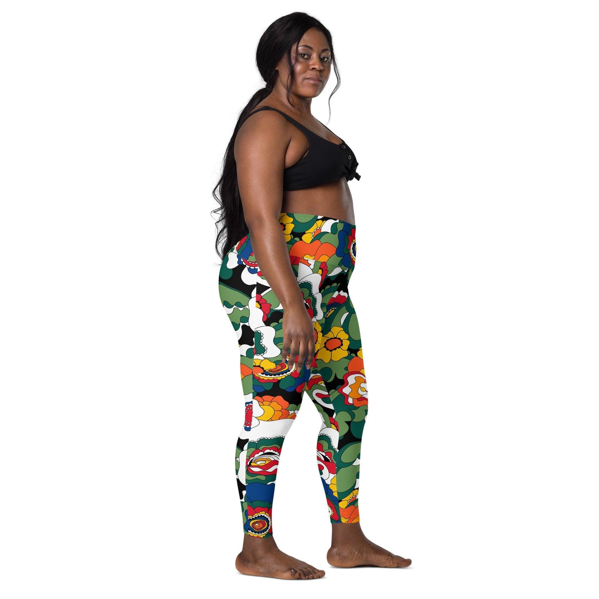 GROOVY KURBITS black - Leggings With Pockets - SHALMIAK