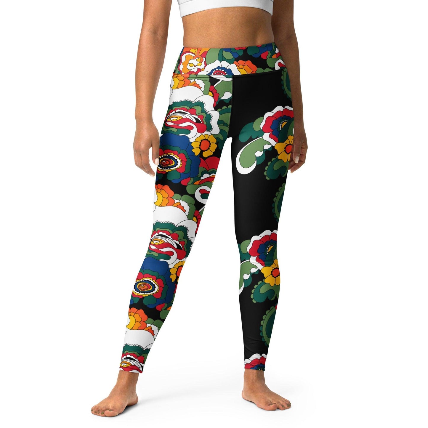 GROOVY KURBITS black - Yoga Leggings - SHALMIAK