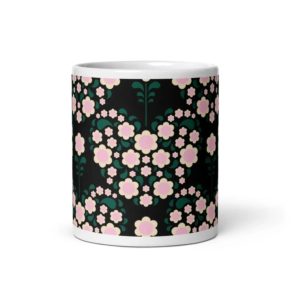 HEARTBEAT pink black - Ceramic Mug