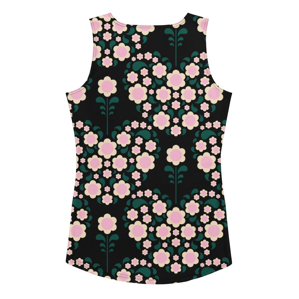 HEARTBEAT pink black - Tank Top - SHALMIAK