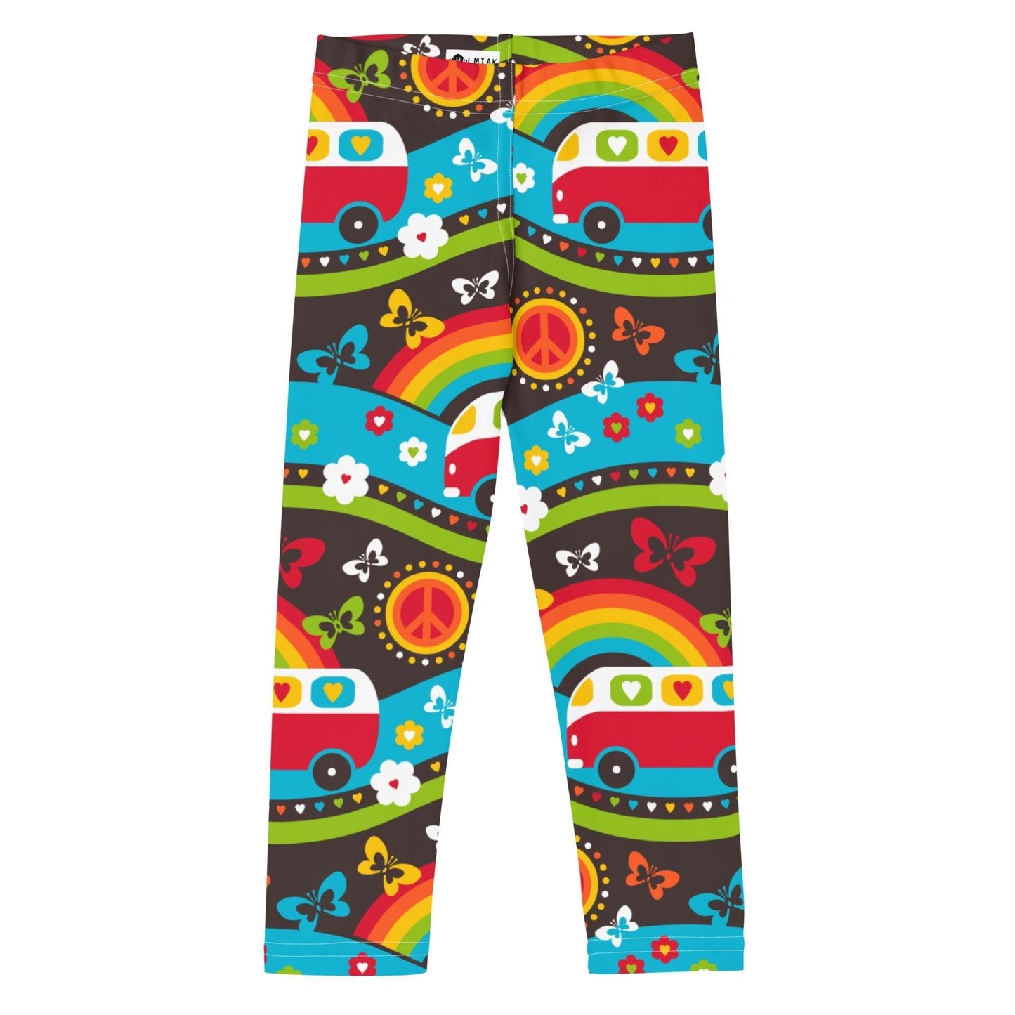 HIPPIE DAY rainbow - 2 - Kids' Leggings - SHALMIAK