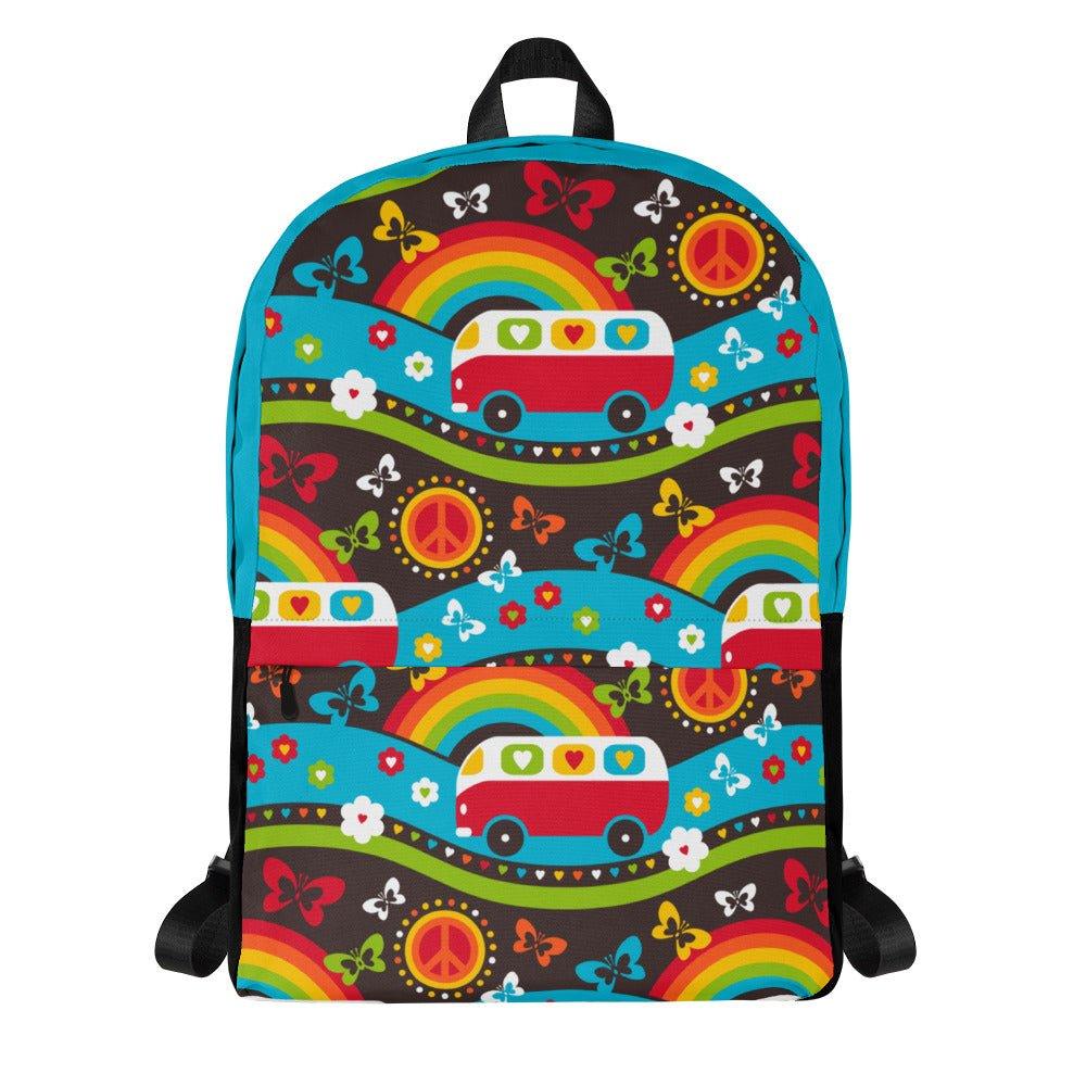 HIPPIE DAY rainbow - Backpack - SHALMIAK