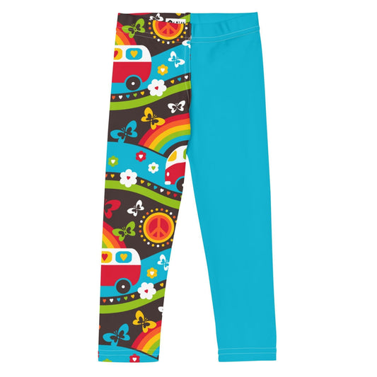 HIPPIE DAY rainbow - Kids' Leggings - SHALMIAK
