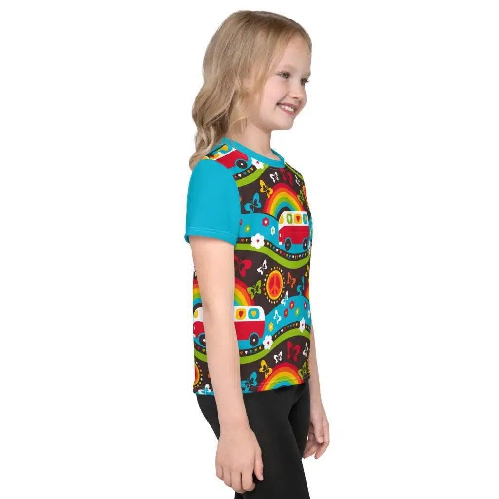 HIPPIE DAY rainbow - Kids' T-Shirt - SHALMIAK