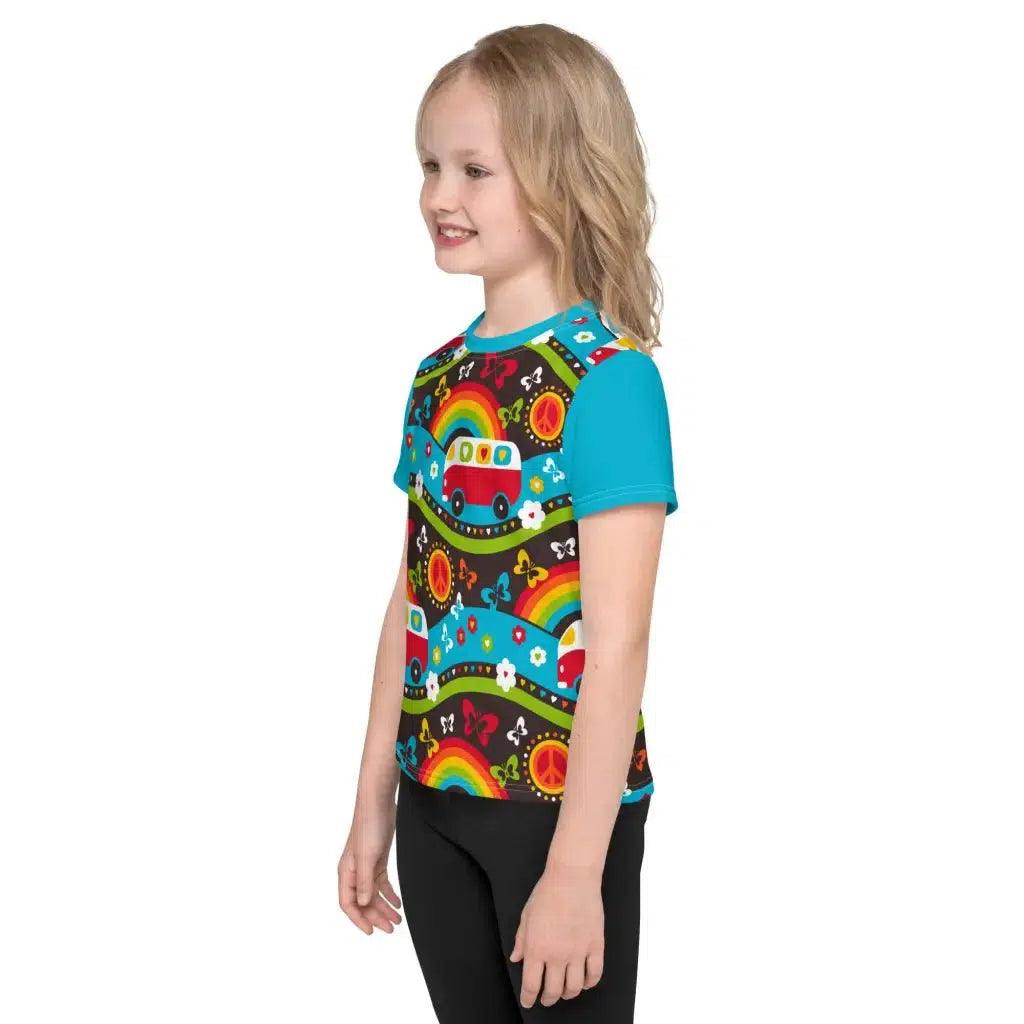 HIPPIE DAY rainbow - Kids' T-Shirt - SHALMIAK