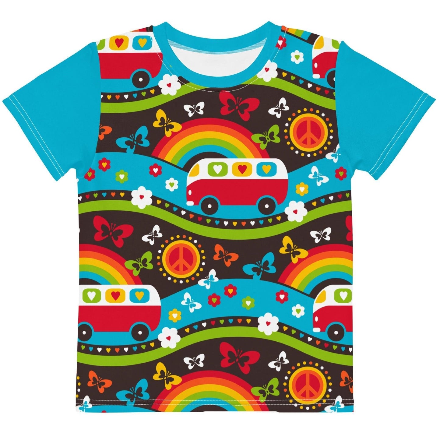 HIPPIE DAY rainbow - Kids' T-Shirt - SHALMIAK